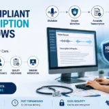 HIPAA Compliant Transcription Workflows